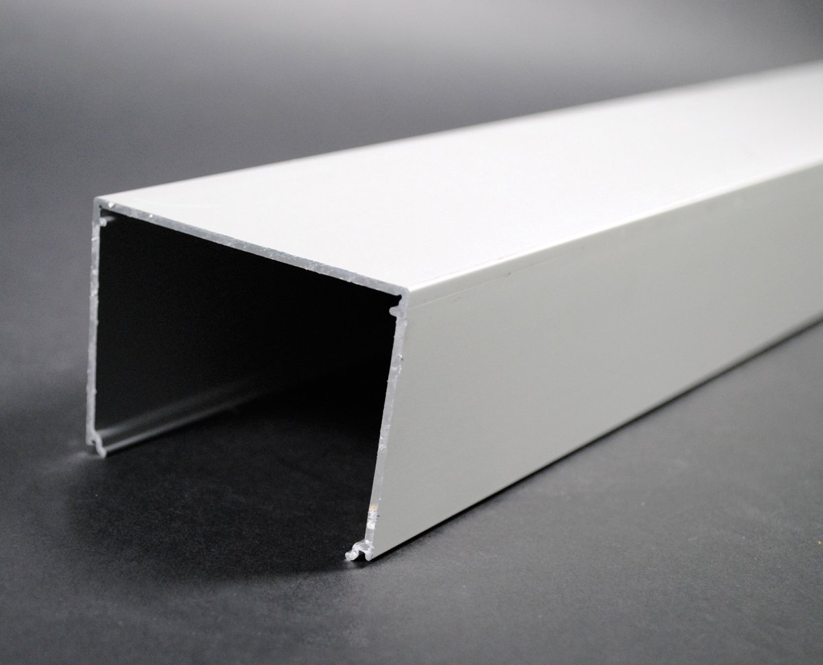 Satin Anodized finish. Nominal wall thickness of .078