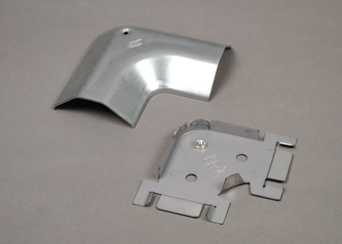 Product image for Wiremold 2611 4 x 2-5/8" Steel 1-Channel 90 Degrees Flat Elbow