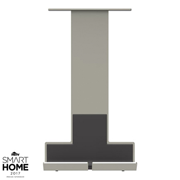 Product image for Wiremold AATCTM4 Titanium Undercabinet Tablet Cradle