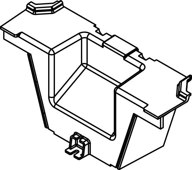 Product image for Wiremold EFB810-TUN Evolution™-Series EFB8 and EFB10 Floor Box Tunnel