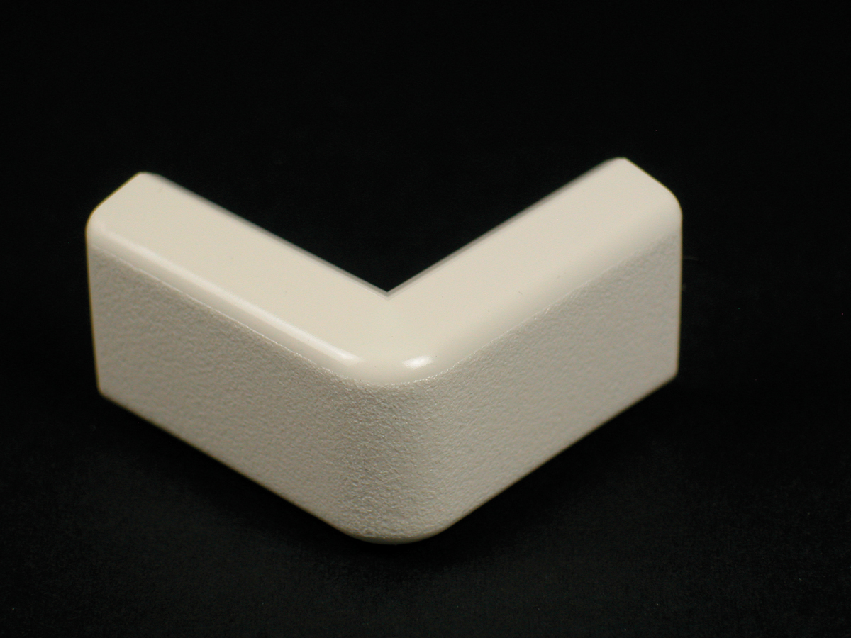 400 Series External Elbow. For right angle turns around external corners. Finish - Ivory