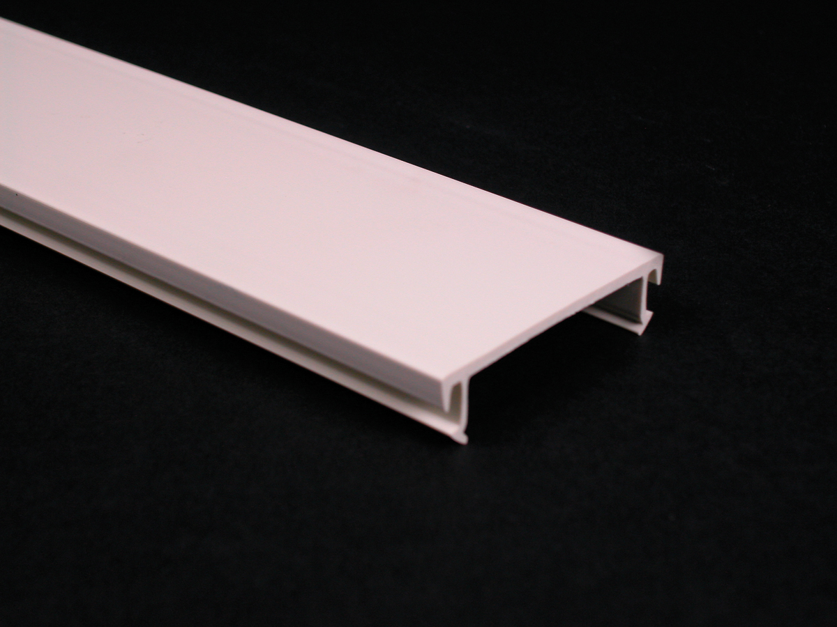 Use with 40N2B08 Base. Available in 8' (2.4m) lengths, packed 48' (14.6m) per carton. Finish - White