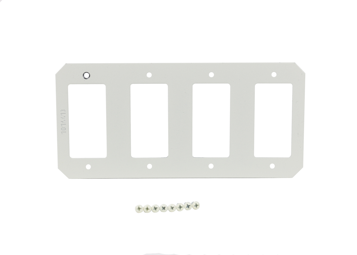 Product image for LCAN 4GDEC 4-GANG DECORATOR PLATE