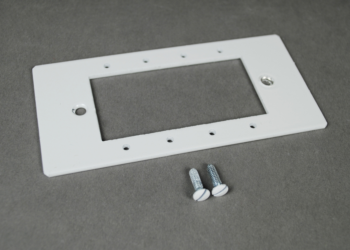 Holds two (2) Extron Electronics AAP devices. Device plate dimensions: 2.3