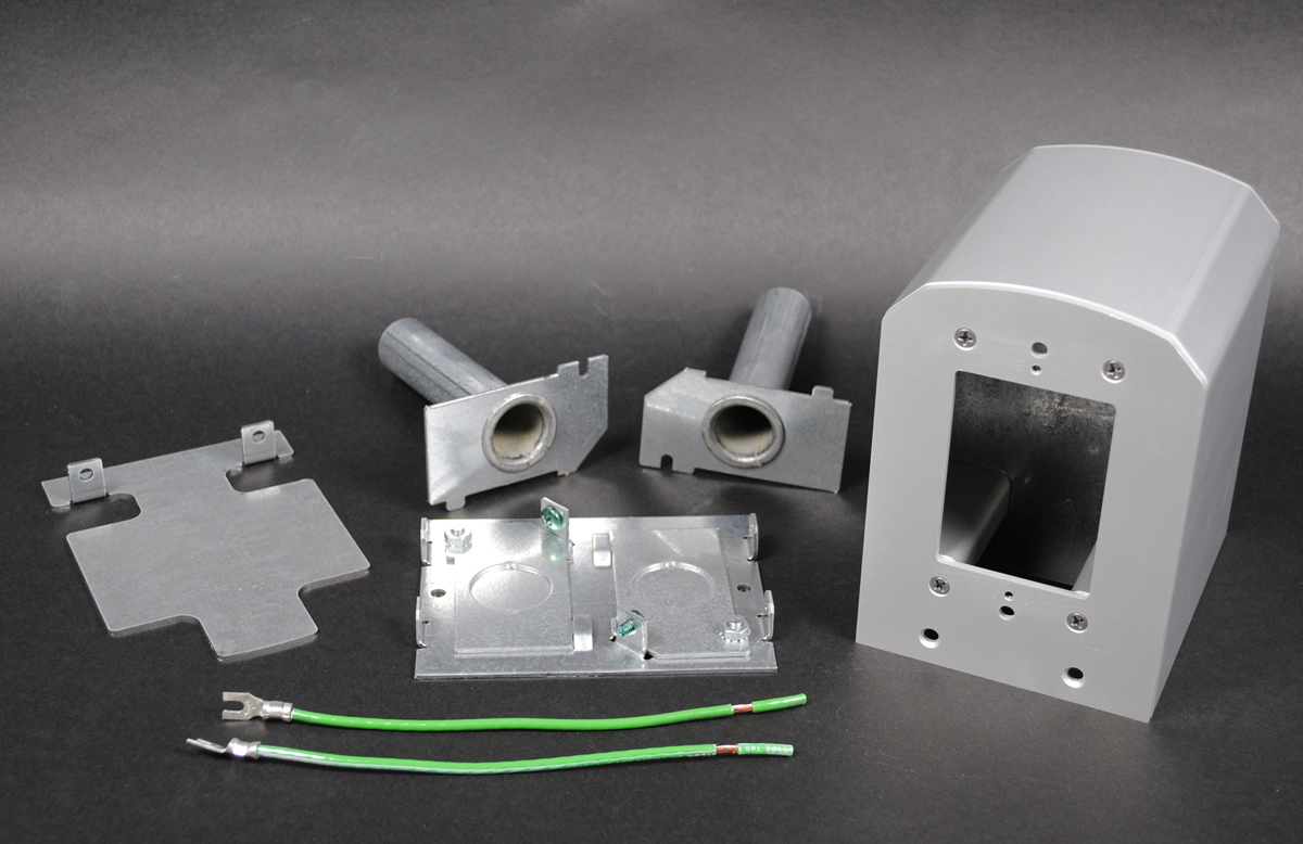 Product image for Wiremold LBP2 Lab Bench Pedestal