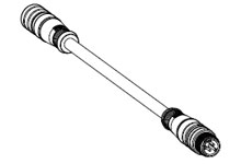 Product image for Woodhead 883030A09M020 3-POLE MALE/FEMALE ST/ST2M 22-3 PVC W/O BRD DC CORD