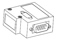 Product image for WOOD MA9D00-32 DSUB 9P ATTCH V/H