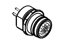 Product image for MOLE ERWD2J30 UL-M12-4P(D)-FEMALE R