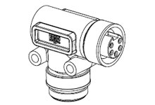 Product image for WOOD 115032A 115060A 90D MALE TO FE