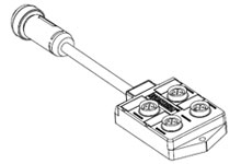 Product image for WOOD DND4300-02 TOP MOUNT 4 OUTLET