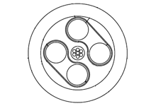 Product image for WOOD DNB00A-M500 DEVICENET MID CABL