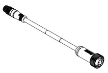 Product image for WOOD DND12A-M010 MIC/MC 5P M/MFE 1M