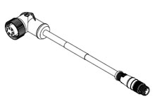 Product image for WOOD DND92A-M010 MIC/MC 5P M/MFE 1M