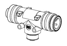 Product image for WOOD TC30130-200 QC 3P TEE W/3P MC