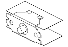 Product image for Woodhead 4020-2 Super-Safeway® Switch Replacement, Two Speed Momentary W