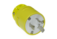 Product image for Woodhead 2847 Super-Safeway® Plug with Locking Blade, 2 Pole/3 Wire, NEMA L5-30, 125V