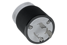 Product image for Woodhead 26T48 Safeway® Plug with Locking Blade, 2 Pole/3 Wire, NEMA L6-20, 250V