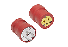 Product image for Woodhead 1730 Safeway® Adapter NEMA 5-15 Receptacle - Female End 15A/125V, Non-NEMA Plug - Male End, 20A/250V
