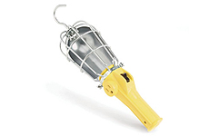 Product image for Woodhead 270US Safeway® Phenolic Hand Lamp with 100W Screw Release Guard Switch and Receptacle