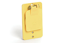 Product image for Woodhead 3057 Super-Safeway® Multiple Outlet Coverplate, Single Straight-Blade, Flip Lid