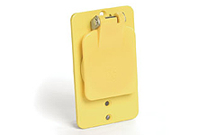 Product image for Woodhead 3058 Super-Safeway® Multiple Outlet Coverplate, 20/30A Locking, Flip Lid