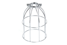 Product image for Woodhead 362 Incandescant Stringlight Construction Guard 1-1/2 Neck Zinc Plated, Short, Narrow Profile