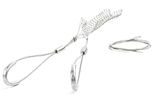 Product image for Woodhead 35137 Standard Duty Support Grip, Double Eye, Split Lace, Single Weave, Cable Diameter 19.05-25.15mm (.750-.990"), Approximate Break Strength 598.74kg (1,320 lbs)