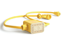 Product image for Woodhead 3070W-GFIWatertite® Multiple Outlet Box, Extended Depth, (1) NEMA 5-15 Manual reset GFCI with Flip Lid, Open Neutral Relay, 1.83M (6.0' ) Cord Length, 12/3 SOOW Cord, 5-15 Plug