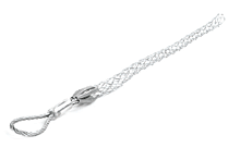 Product image for Woodhead 35911 Light Duty Wire Mesh Pulling Grip, Single Weave, Flexible Rope Eye, Medium Mesh Length 0.406m (16.00"), Approximate Break Strength 1,859.73kg (4,100 lbs)