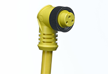 Product image for Woodhead 208001A01F120 8P FEMALE 90 DEGREE12' 16/8 AWG PVC CORD