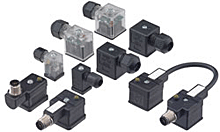 Product image for Woodhead E850B0P12M010 Micro-Change® (M12) to Brad® mPm® DIN Form A Cordset, 5 Poles, Male (Straight) to Male (90?), 1.0m (3.28') Length , 24V