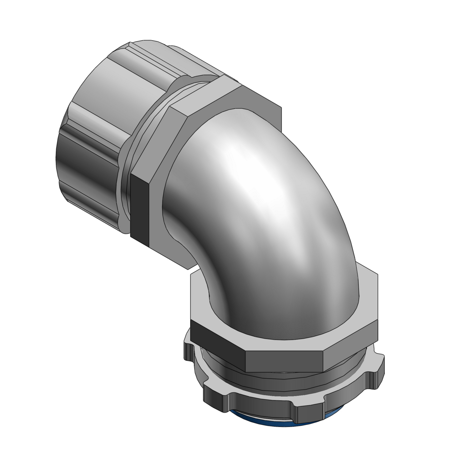 Thomas & Betts 4240 1/2" 90 Degree EMT Short Elbow, Insulated