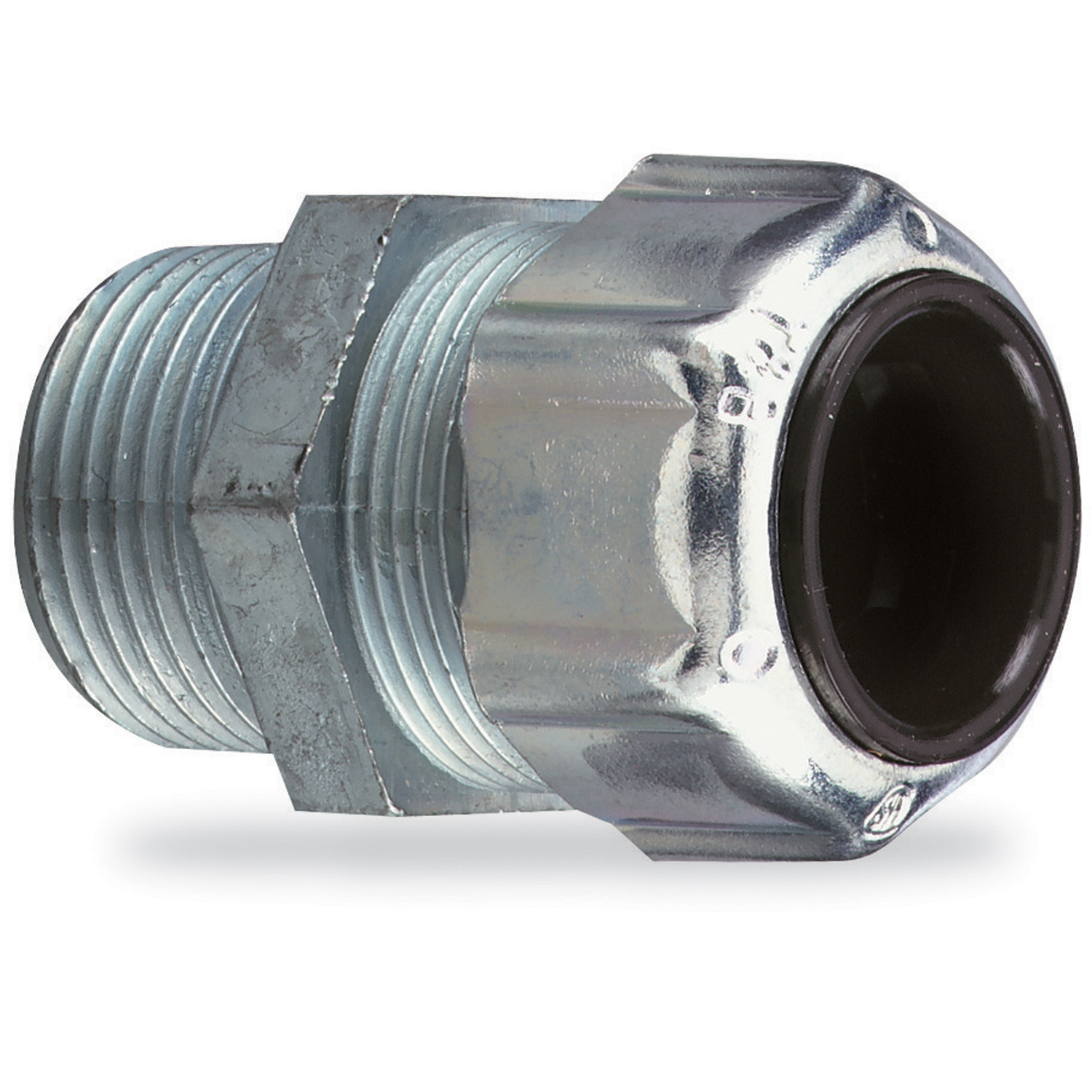 Product image for Thomas & Betts 2534 3/4" Straight General Purpose Cable Gland / Strain Relief Cord Connector - Cord Range: .500 - .625