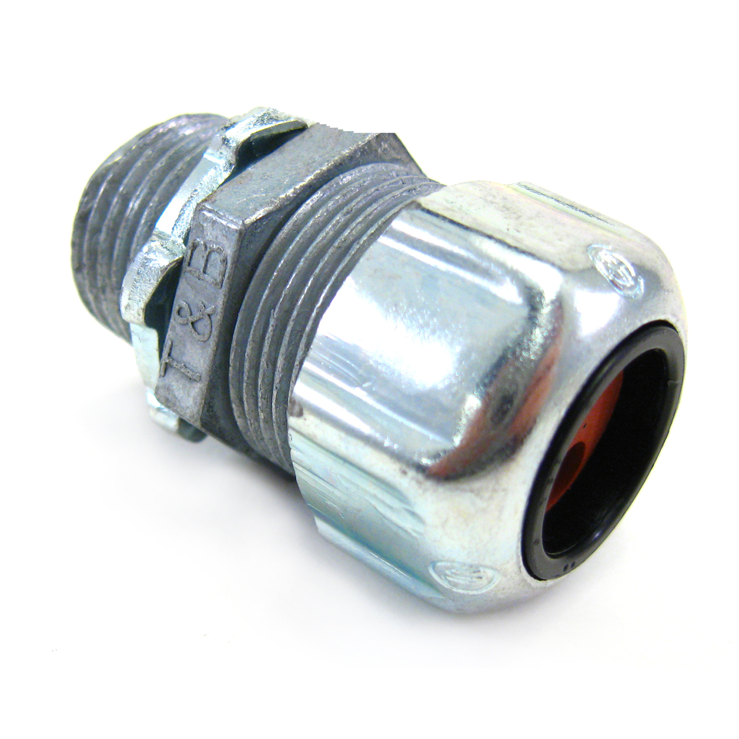 Product image for Thomas & Betts 2555-2 1-1/4" Straight General Purpose Cable Gland / Strain Relief Cord Connector, 2 Holes - Cord Dia.: .500