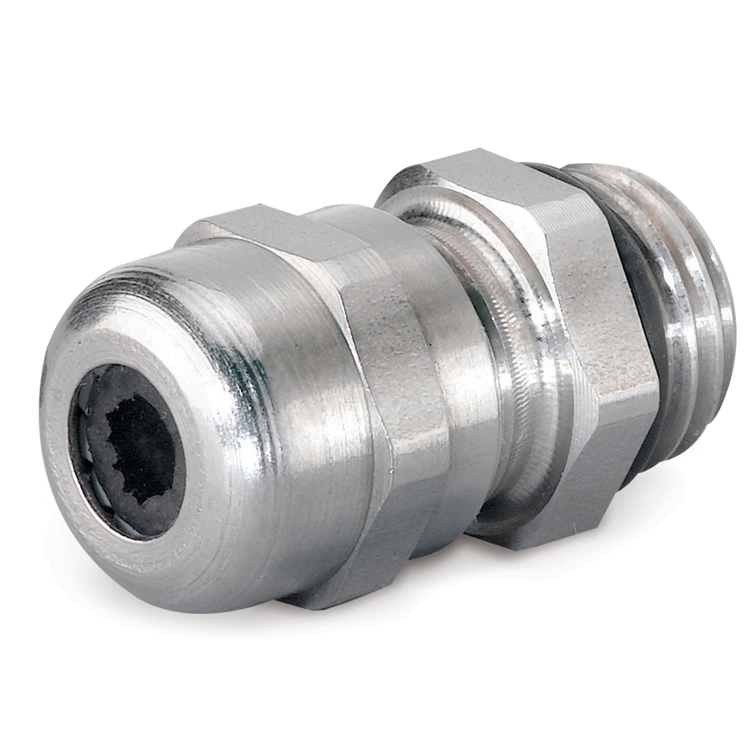 Product image for Thomas & Betts 2919SST 3/8" Stainless Steel Ranger Liquidtight Cord Connector, Cord Range .157" - .315"