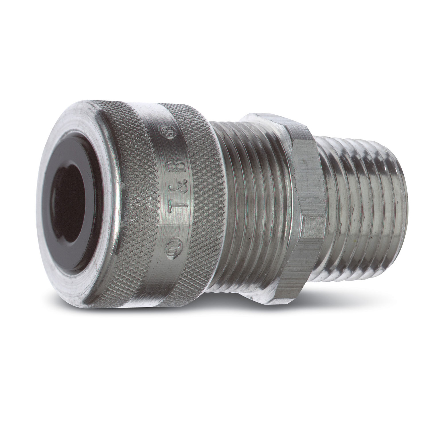 Product image for Thomas & Betts 2922AL 1/2 Inch Width .500 - .750 Inch Cord Range Ranger Aluminum Cord Connector