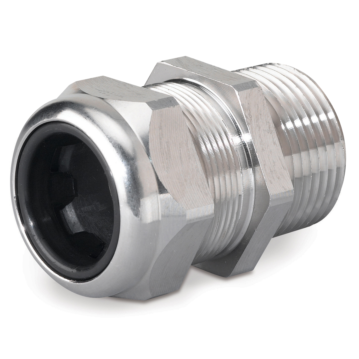 Product image for Thomas & Betts 2941SST 1" Stainless Steel Ranger Liquidtight Cord Connector, Cord Range - .500" - .750"