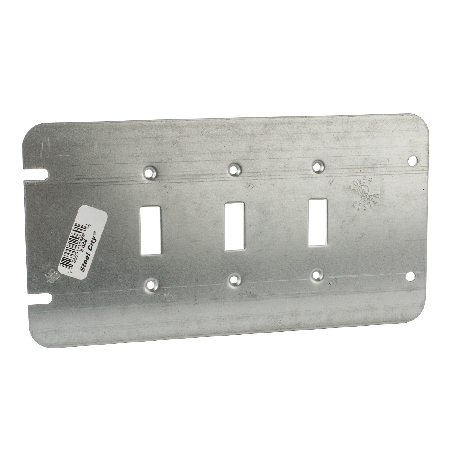 Product image for Steel City 3-GCS 3-Gang Toggle Switche Cover