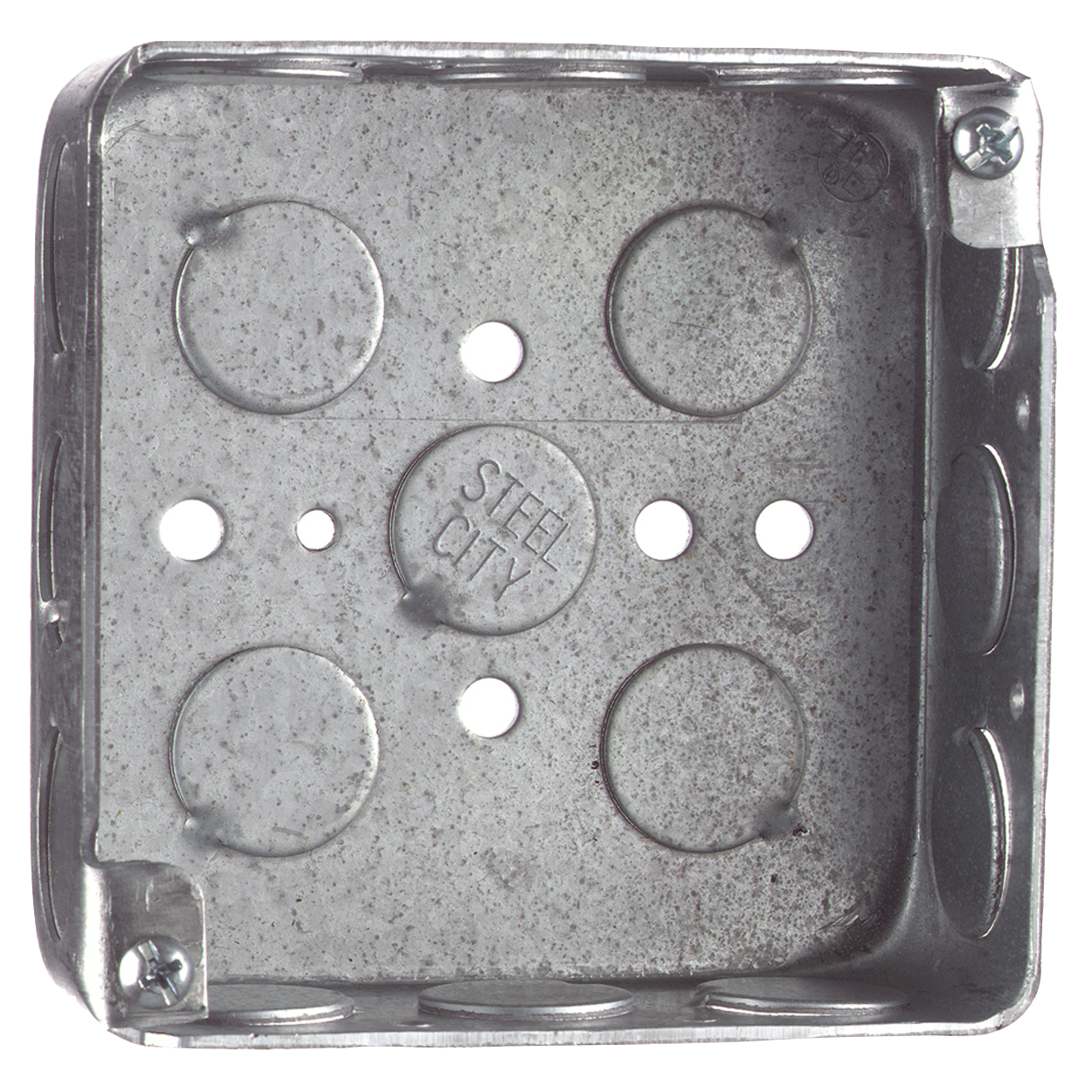 Product image for ABB 52151 1/2 CN 4SQUARE BX STL 21C