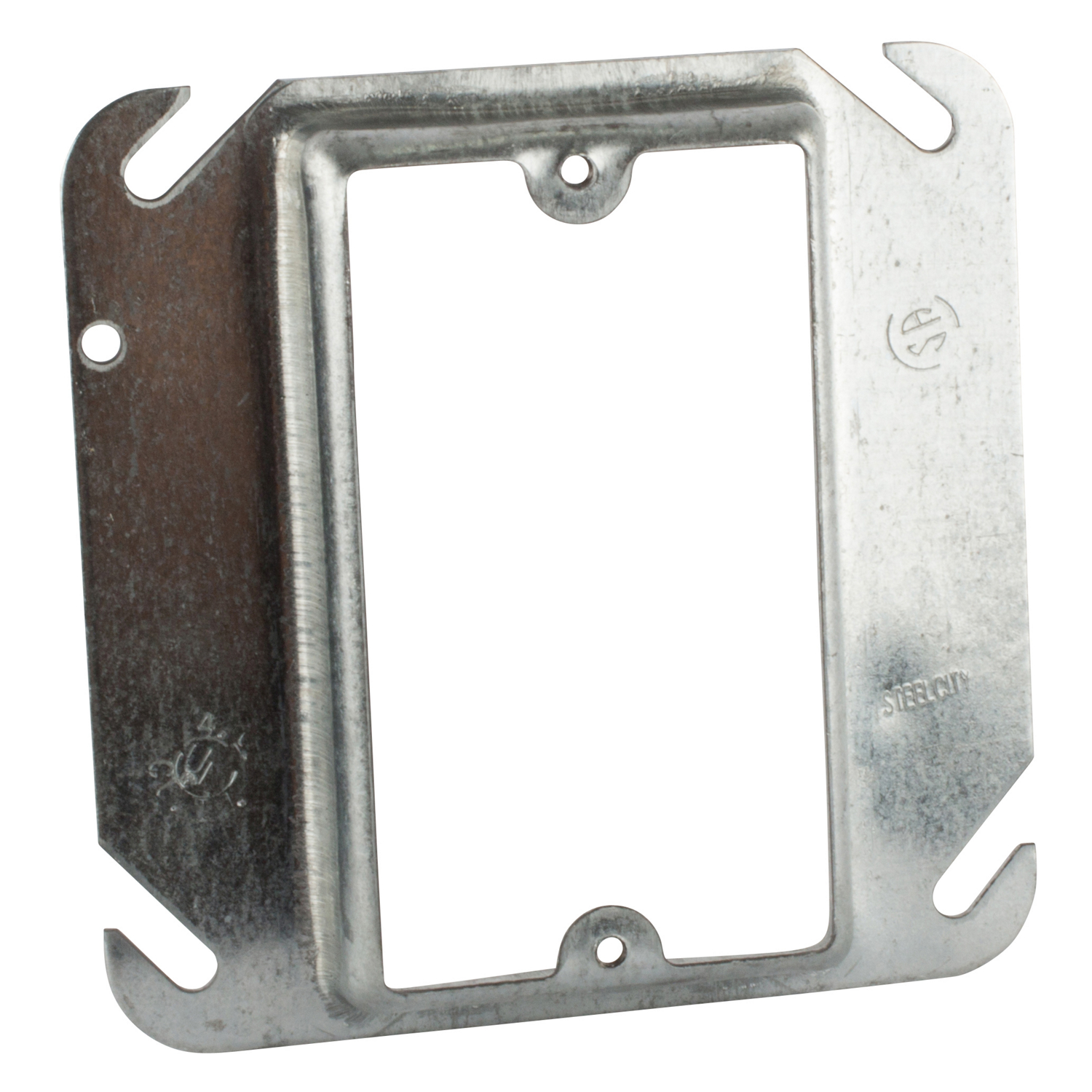 Product image for Steel City 52-C-14-5/8-30 4 Inch Square Steel Outlet Box