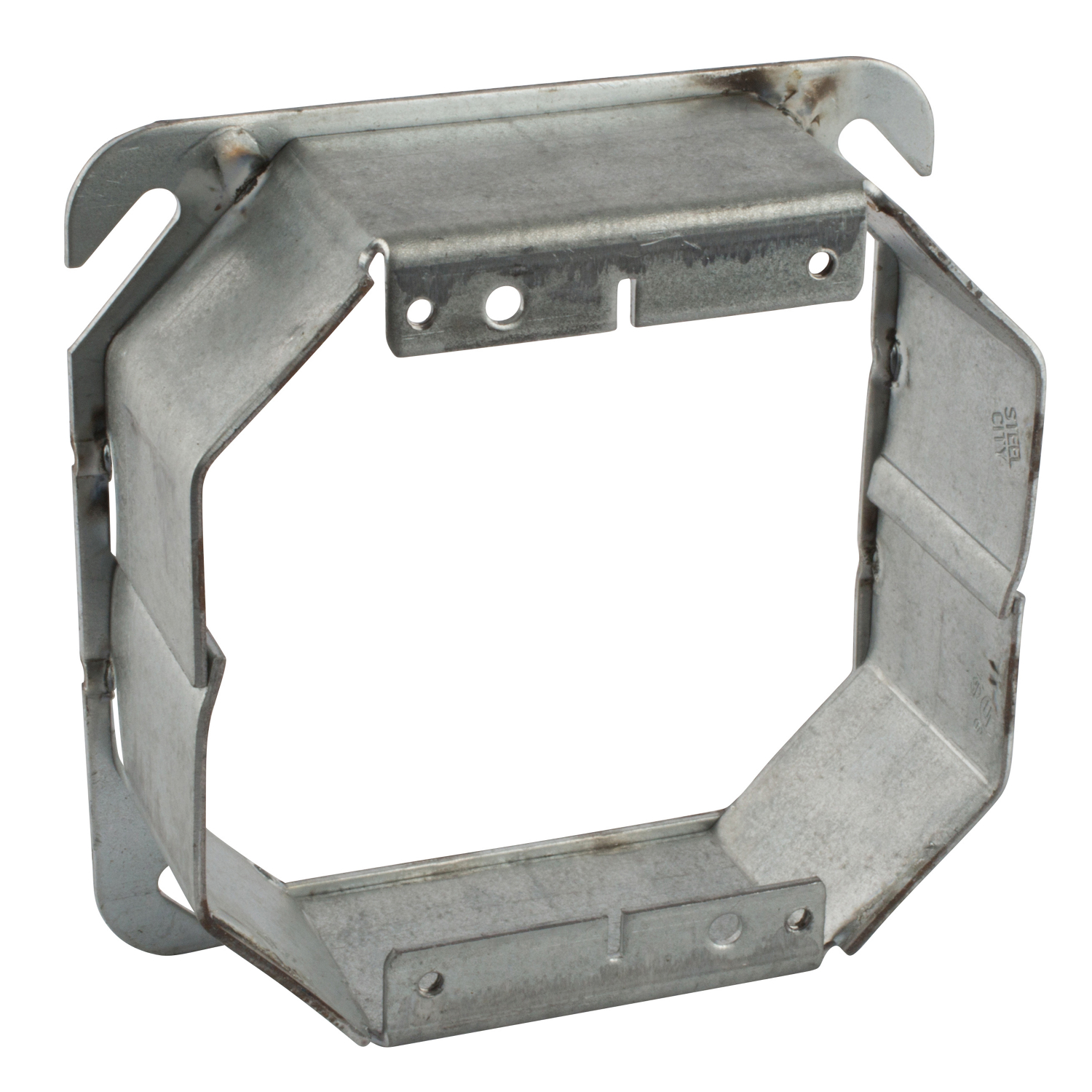 Product image for Steel-City 52C53-1-1/2 4" Steel Square Cut Tile Wall Cover, 1-1/2" Raised, 19 cu.in.