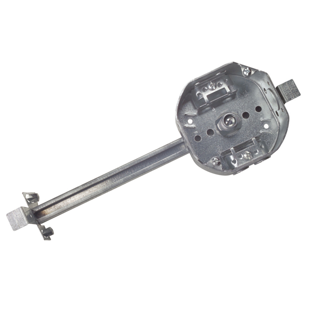 Product image for Steel City 54151-AF 4 Inch Octagon Box with Armored Clamp and Hanger