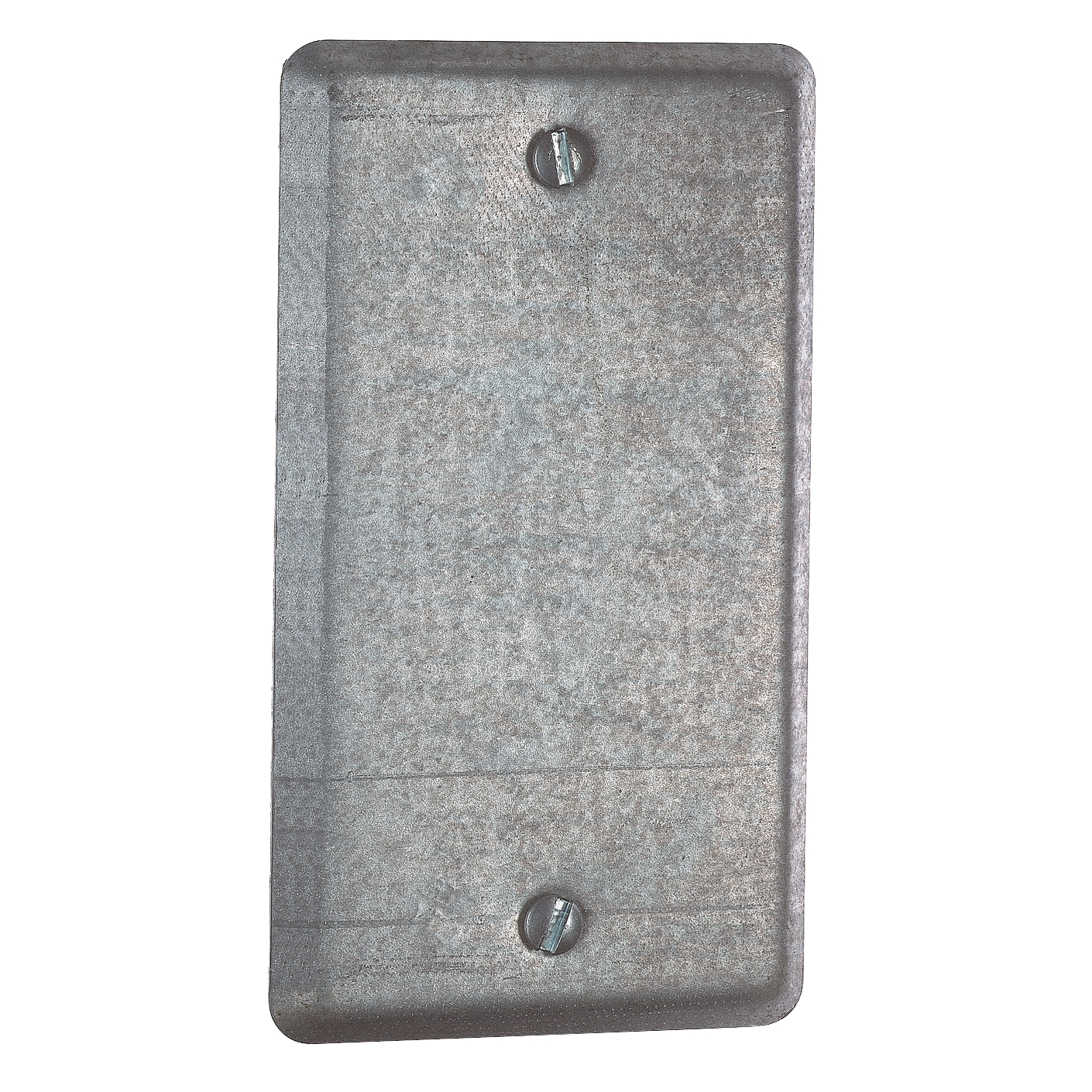 Product image for Steel-City 58C1 Steel Utility Device Cover, 4" x 2-1/8", 1/4" Raised and Blank