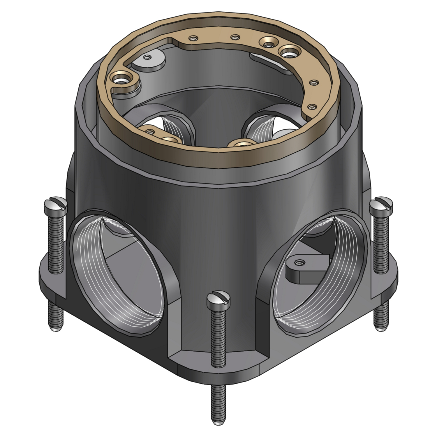 Product image for ABB 600 2SC 1-GANG FLUSH SVC FLR-BX