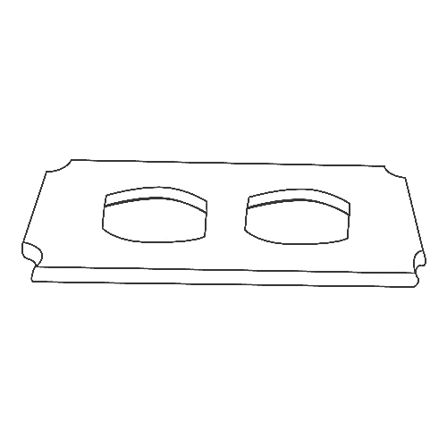 Product image for Steel City 640 Steel Seat Plate