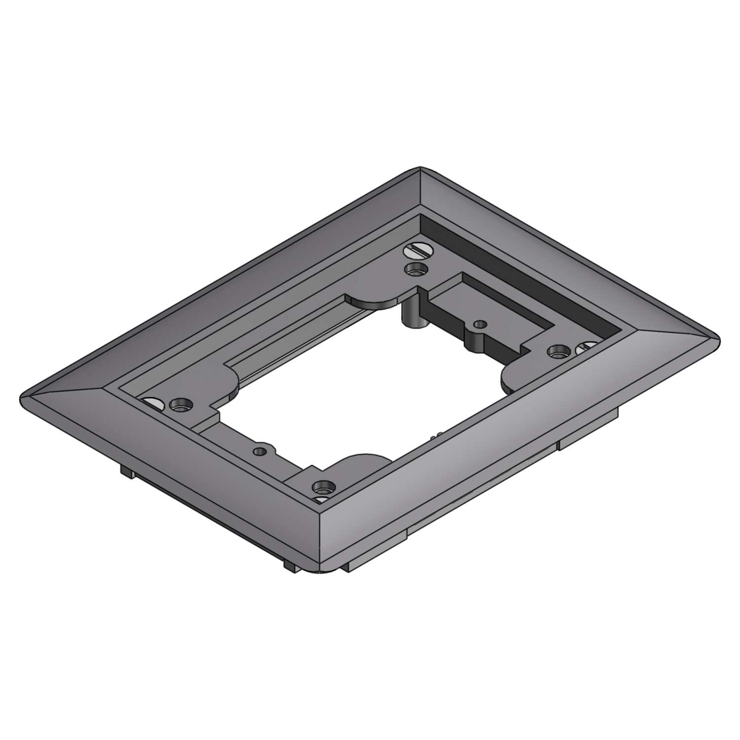 Product image for Steel City 641-P-CAC-GRY Gray Carpet Flange