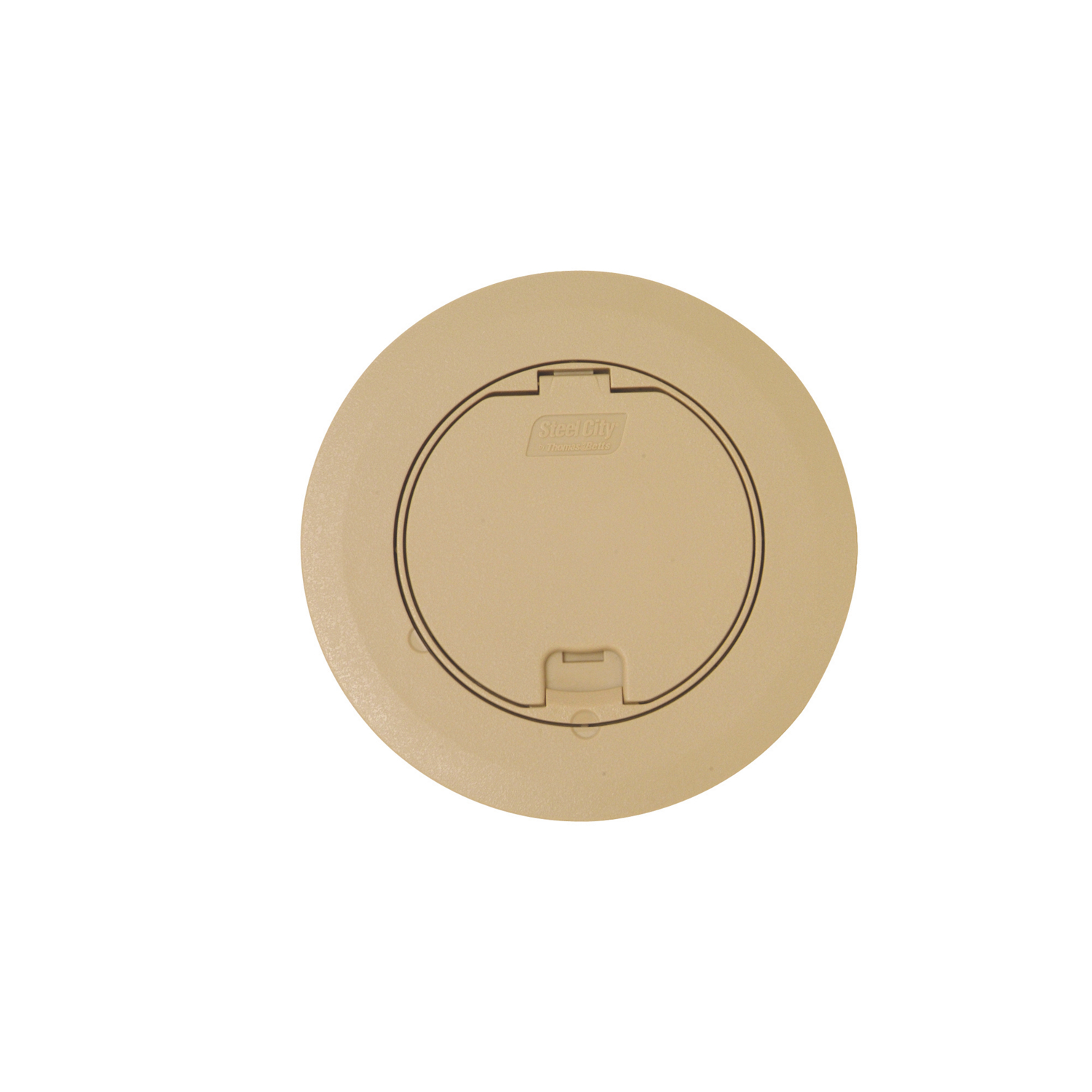 Product image for Steel City 68R-CST-BGE Beige Round Recessed Cover