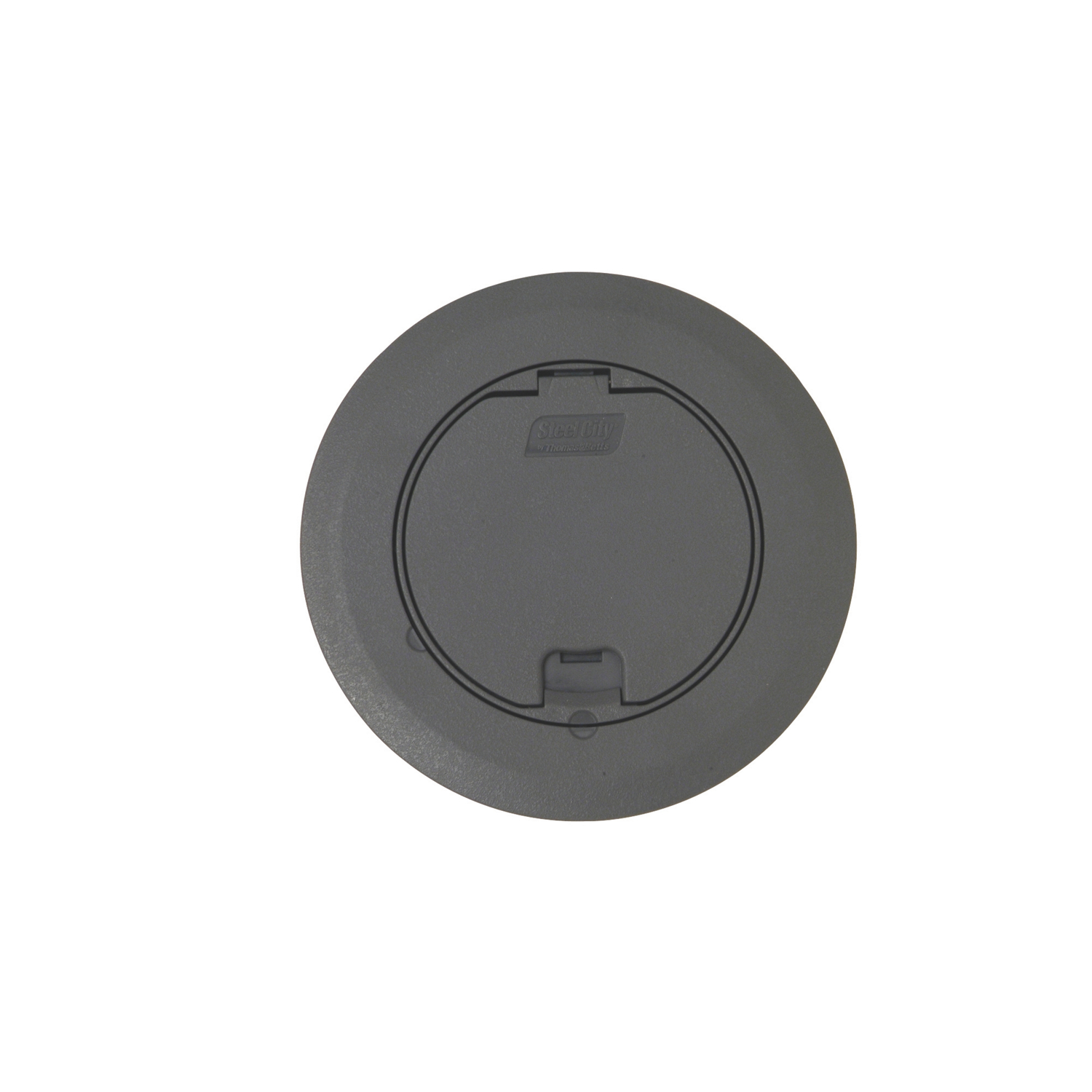 Product image for Steel City 68R-CST-GRY Gray Round Recessed Cover