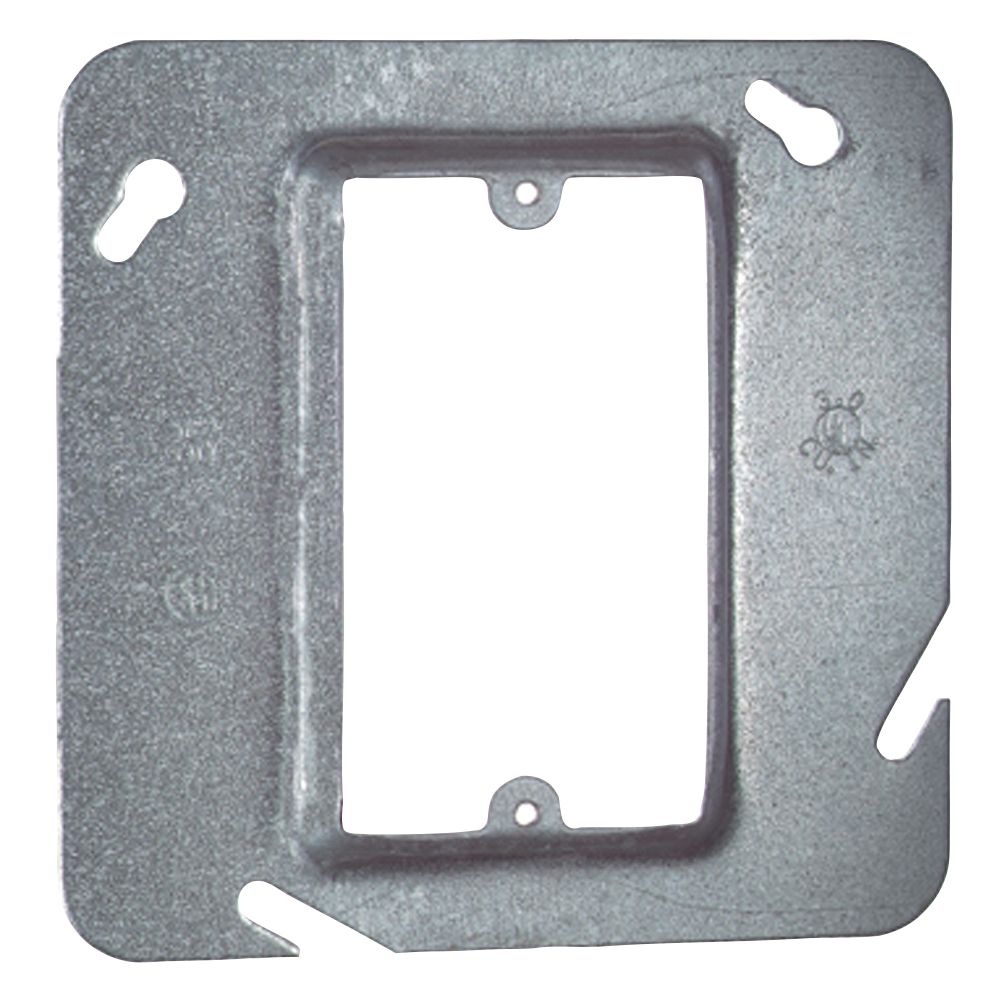 Product image for Steel-City 72C13 4-11/16" Steel Square Box Device Cover, 1/2" Raised, 3 cu.in.