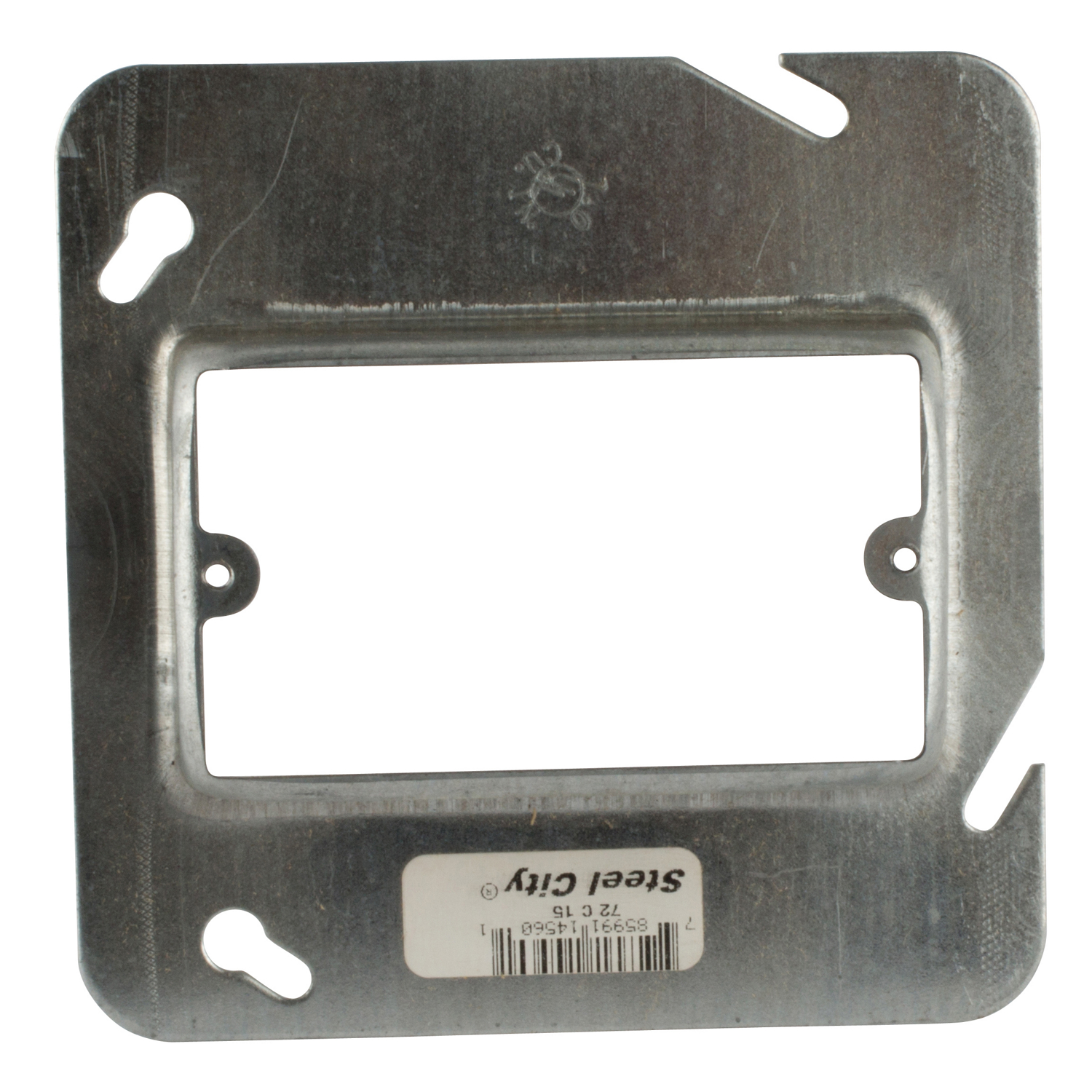 Product image for Steel City 72-C-15 4-11/16 1-Gang 1 Inch Deep Steel Cover
